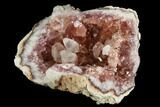 Pink Amethyst Geode Section - Argentina #124186-1
